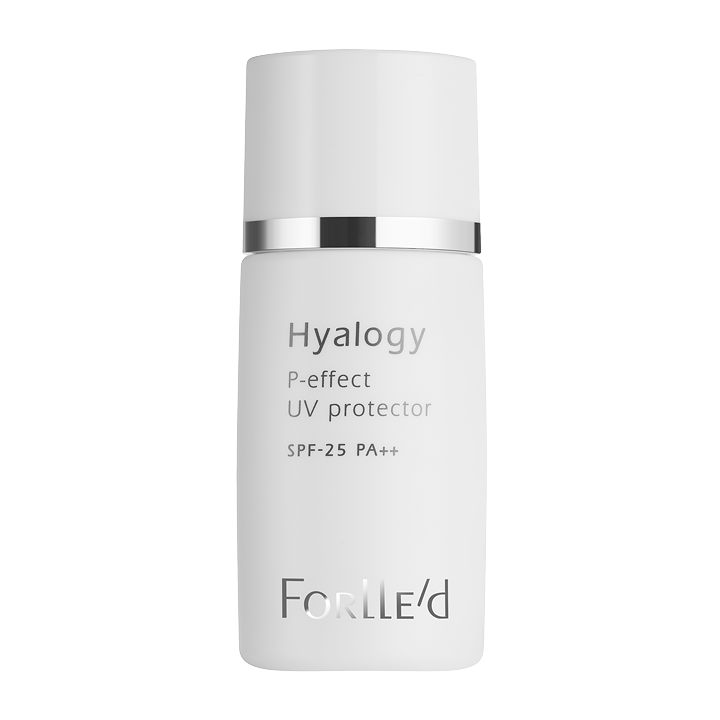FORLLE'D - Hyalogy P-Effect UV Protector SPF 25 PA++ - Ochronno - Regenerujący Krem Do Twarzy z Filtrem