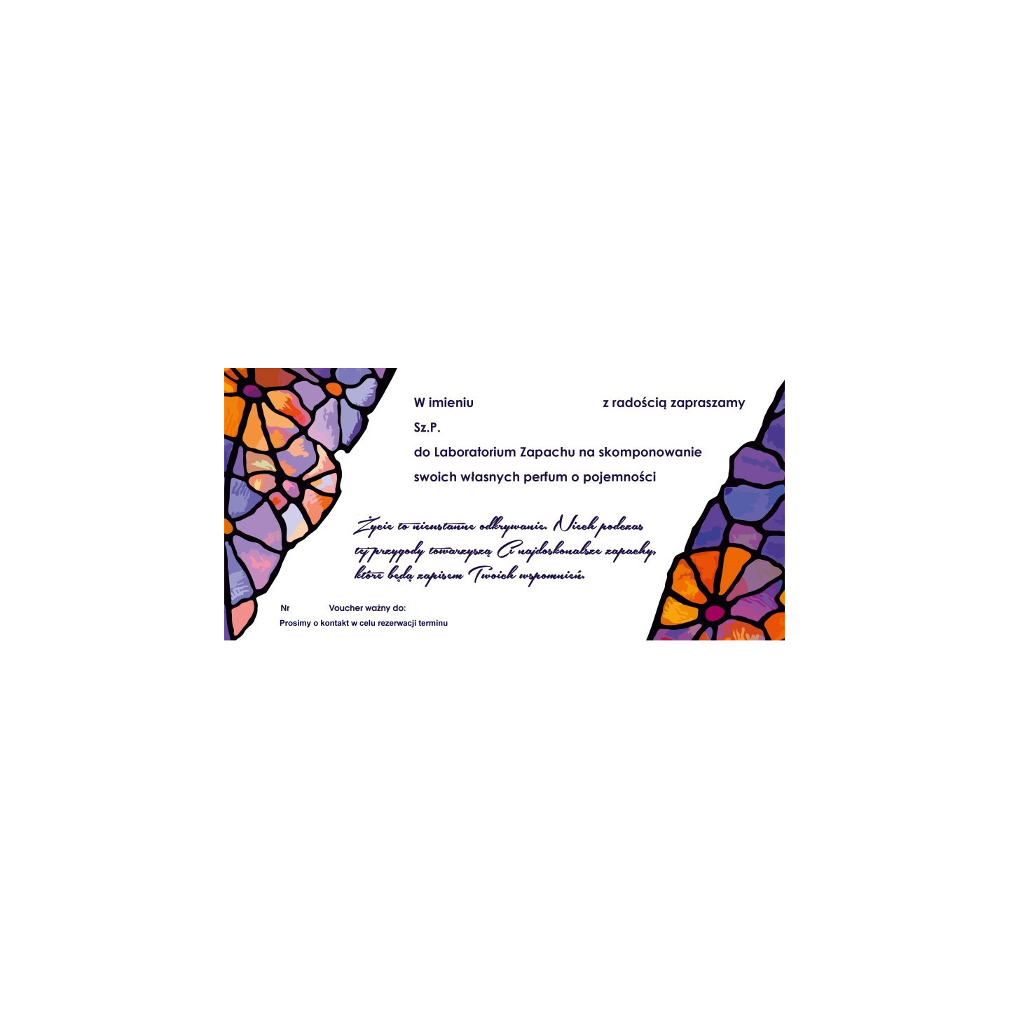 Voucher |Karta Podarunkowa| na Własne Perfumy 50ml